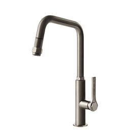 Gessi luxe keukenkraan Gessi Mechanical Rvs-pvd met uittrekbare perlator