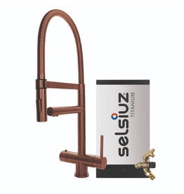 Selsiuz kranen Selsiuz XL Copper / Koper met TITANIUM Combi (Extra) boiler