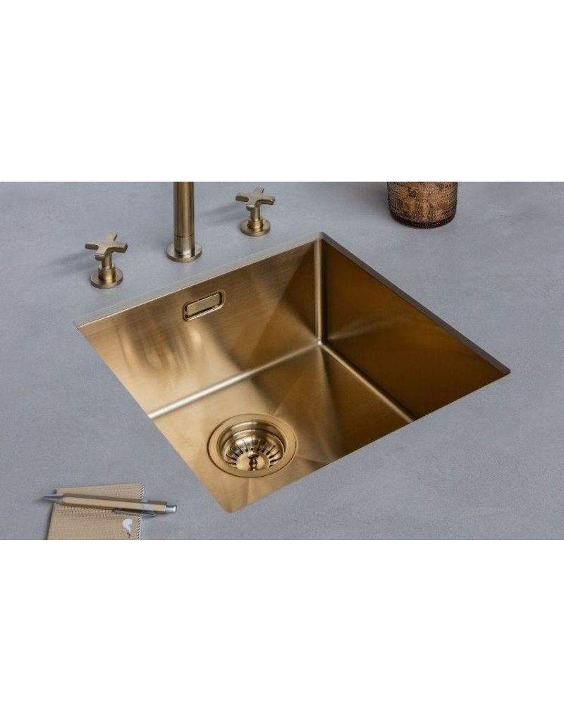 Lanesto Lanesto Urban Gold / Goud 613 40x40 spoelbak