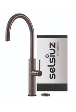 Selsiuz kranen Selsiuz by Gessi 3 in 1 Gun Metal Zwart 350353 met TITANIUM Single boiler