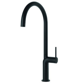 Gessi luxe keukenkraan Gessi Stelo Rond Zwart