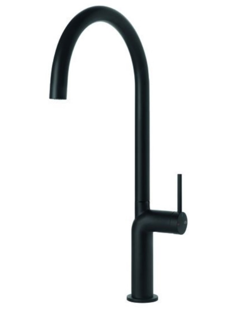 Gessi luxe keukenkraan Gessi Stelo Rond Zwart