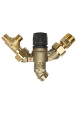 Selsiuz kranen Selsiuz Osiris Cone Counter 3-in-1 RVS met TITANIUM Combi (Extra) boiler