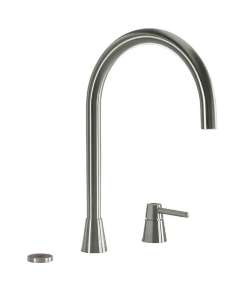 Selsiuz kranen Selsiuz Osiris Cone Counter 3-in-1 RVS met TITANIUM Combi (Extra) boiler