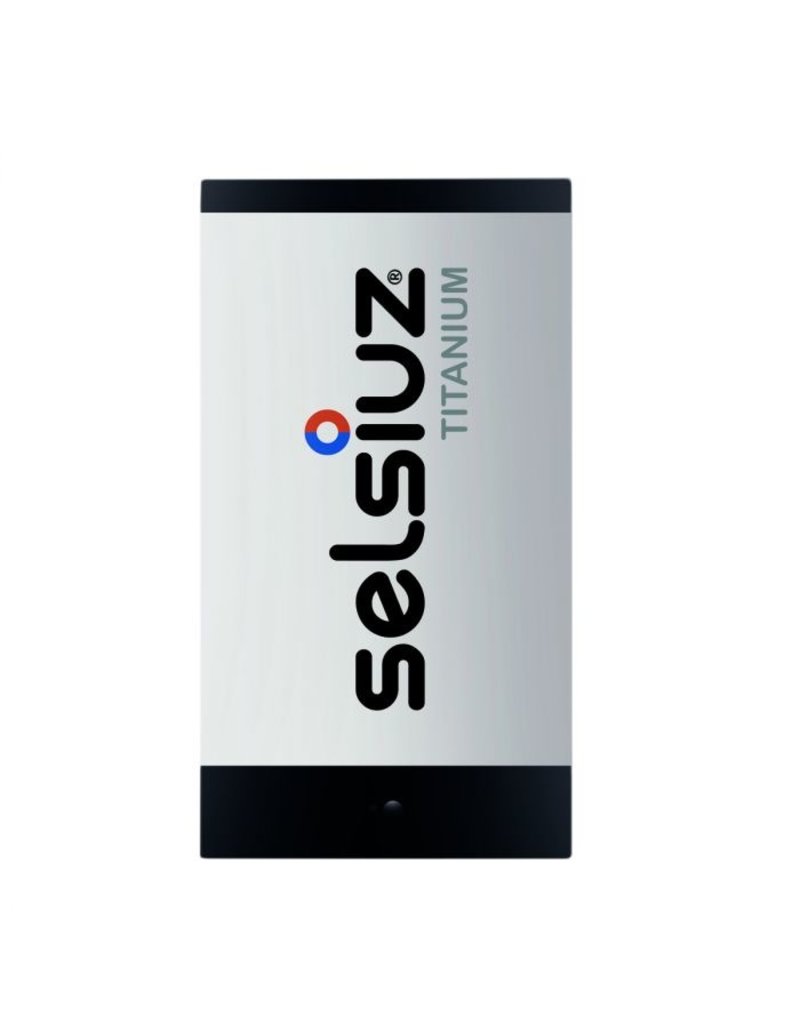 Selsiuz kranen Selsiuz Push Rond Inox (RVS) met TITANIUM Combi (Extra) boiler