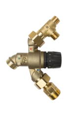 Selsiuz kranen Selsiuz Unlimited 5-in-1 Haaks Gold / Goud met TITANIUM Combi (Extra) boiler en Cooler