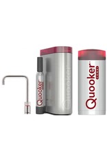 Quooker kranen Quooker CUBE met Nordic Square RVS en Combi+ Reservoir