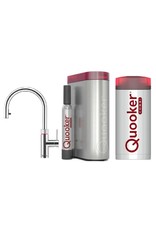 Quooker kranen Quooker CUBE met FLEX Chroom en Combi 2.2 reservoir