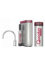 Quooker kranen Quooker CUBE met Nordic Round Chroom en PRO3-VAQ reservoir