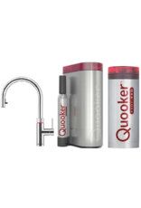 Quooker kranen Quooker CUBE met FLEX RVS en PRO3-VAQ reservoir