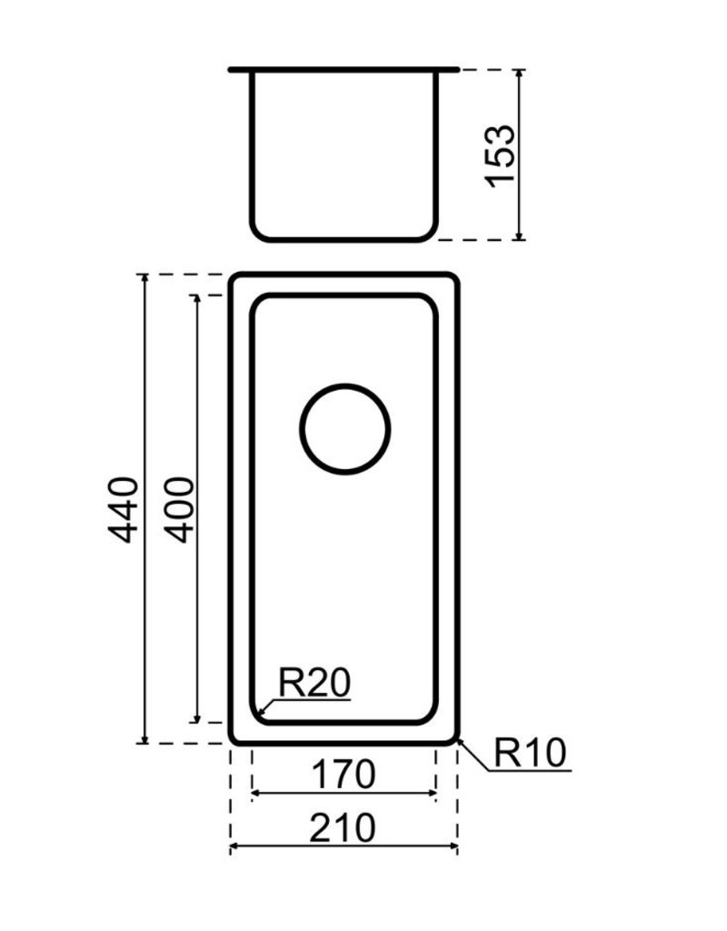 Lanesto Lanesto Giro 911 17x40 Inleg spoelbak