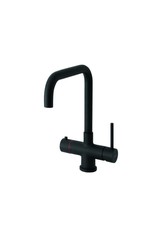 Selsiuz kranen Selsiuz Push & Turn Haaks Sturdy Black Zwart 350664 met Single Boiler 3 in 1 kokend water keukenkraan