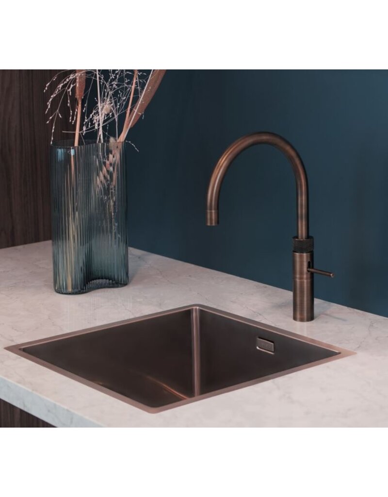 Lanesto Lanesto Urban Patinated Brass 311615PB - Quooker Messing Patina 50x40 spoelbak