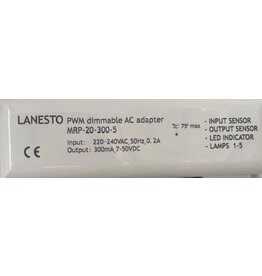 Lanesto Lanesto dimbare AC adapter t.b.v. control unit voor 1-5 ledspots