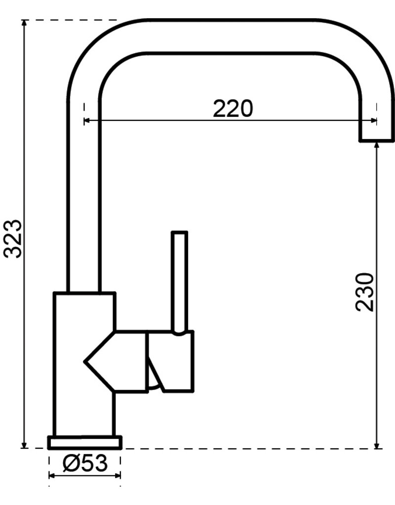 Lanesto Lanesto Quadrato Rosé Copper keukenkraan 251346