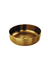 Qisani Qisani Vanity BOWL waskom 181319 35,5x10 Gold Goud, excl vaste plug