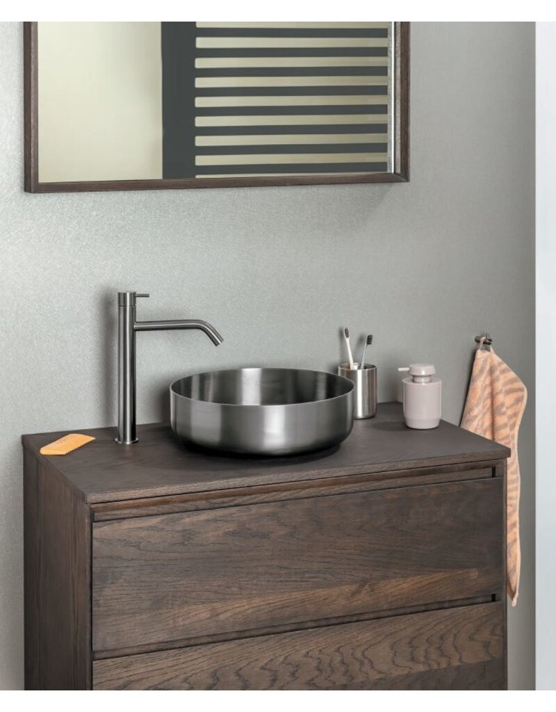Qisani Qisani Vanity BOWL waskom 181318 35,5x10 Copper Koper, excl vaste plug