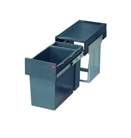 Hailo Hailo 3666-11 afvalemmer Tandem de Luxe 31 liter (1x24 + 1x7 liter)