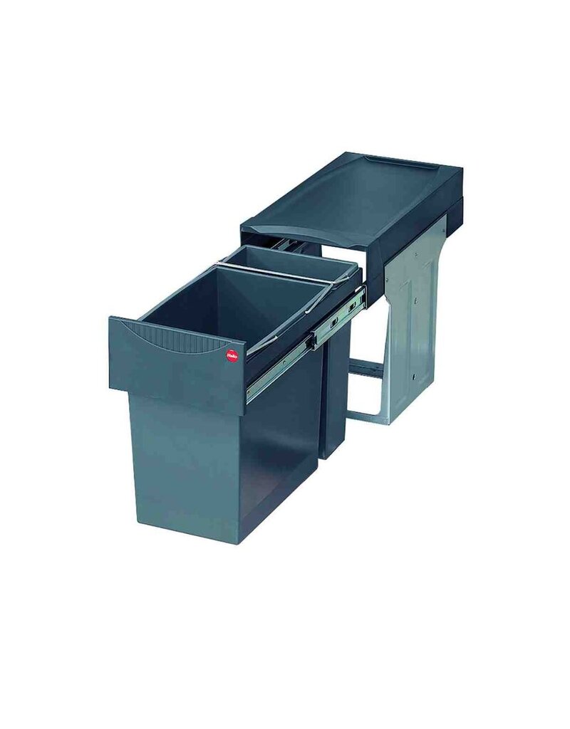 Hailo Hailo 3666-11 afvalemmer Tandem de Luxe 31 liter (1x24 + 1x7 liter)