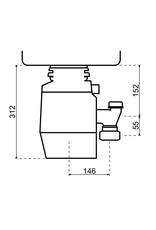 Insinkerator InSinkerator Evolution Plus 1000 EC voedselrestenvermaler
