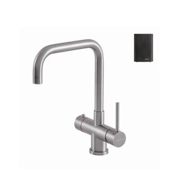 Selsiuz kranen Selsiuz Haaks RVS (Inox) 351213 kokend water kraan met Single boiler