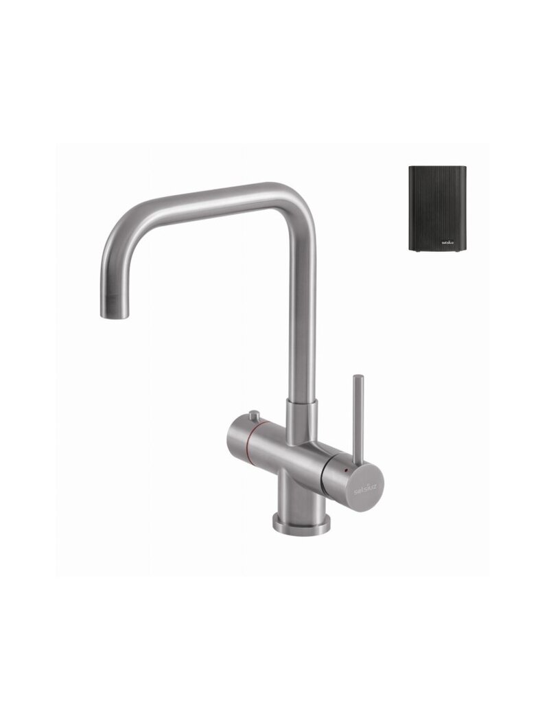 Selsiuz kranen Selsiuz Haaks RVS (Inox) 351213 kokend water kraan met Single boiler