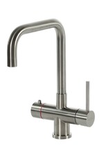 Selsiuz kranen Selsiuz Haaks RVS (Inox) 351219 met Combi (Extra) boiler kokend water kraan