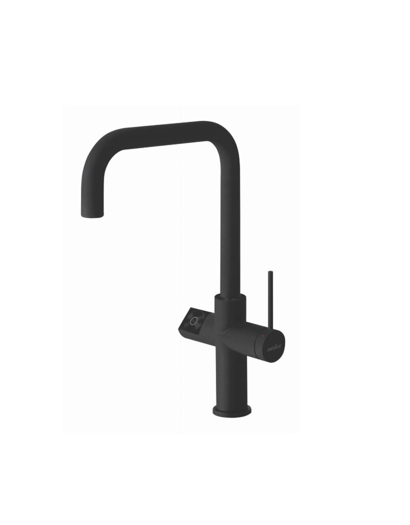 Selsiuz kranen Selsiuz Click 351011 3-in-1 Haaks Sturdy Black Zwart met Click Boiler Single Combi