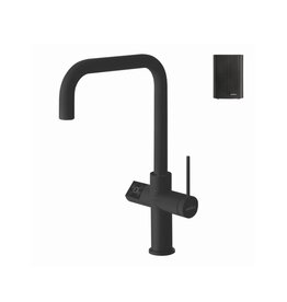 Selsiuz kranen Selsiuz Click 351011 3-in-1 Haaks Sturdy Black Zwart met Click Boiler Single Combi