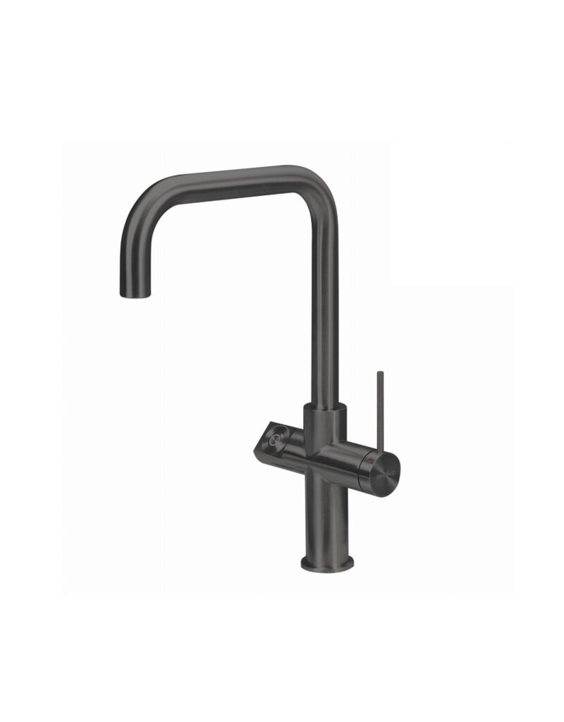 Selsiuz kranen Selsiuz Click 351012 3-in-1 Haaks Gun Metal & Click Boiler Single Combi