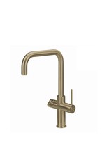 Selsiuz kranen Selsiuz Click 351344 3-in-1 Haaks Patinated Brass & Click Boiler Single Combi