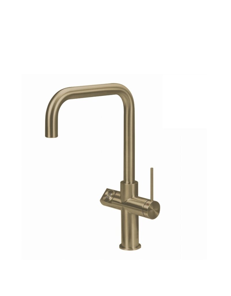 Selsiuz kranen Selsiuz Click 351344 3-in-1 Haaks Patinated Brass & Click Boiler Single Combi