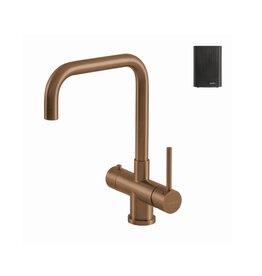 Selsiuz kranen Selsiuz 351216 Push & Turn 3-in-1 Haaks Copper met Single Boiler