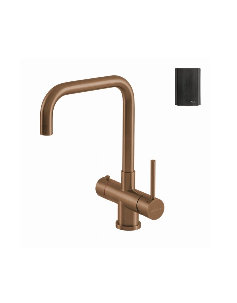 Selsiuz kranen Selsiuz 351216 Push & Turn 3-in-1 Haaks Copper met Single Boiler