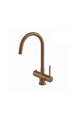 Selsiuz kranen Selsiuz 351204 Push & Turn 3-in-1 Rond Copper Koper met Single Boiler