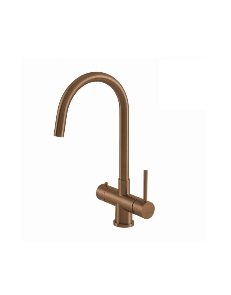 Selsiuz kranen Selsiuz 351204 Push & Turn 3-in-1 Rond Copper Koper met Single Boiler