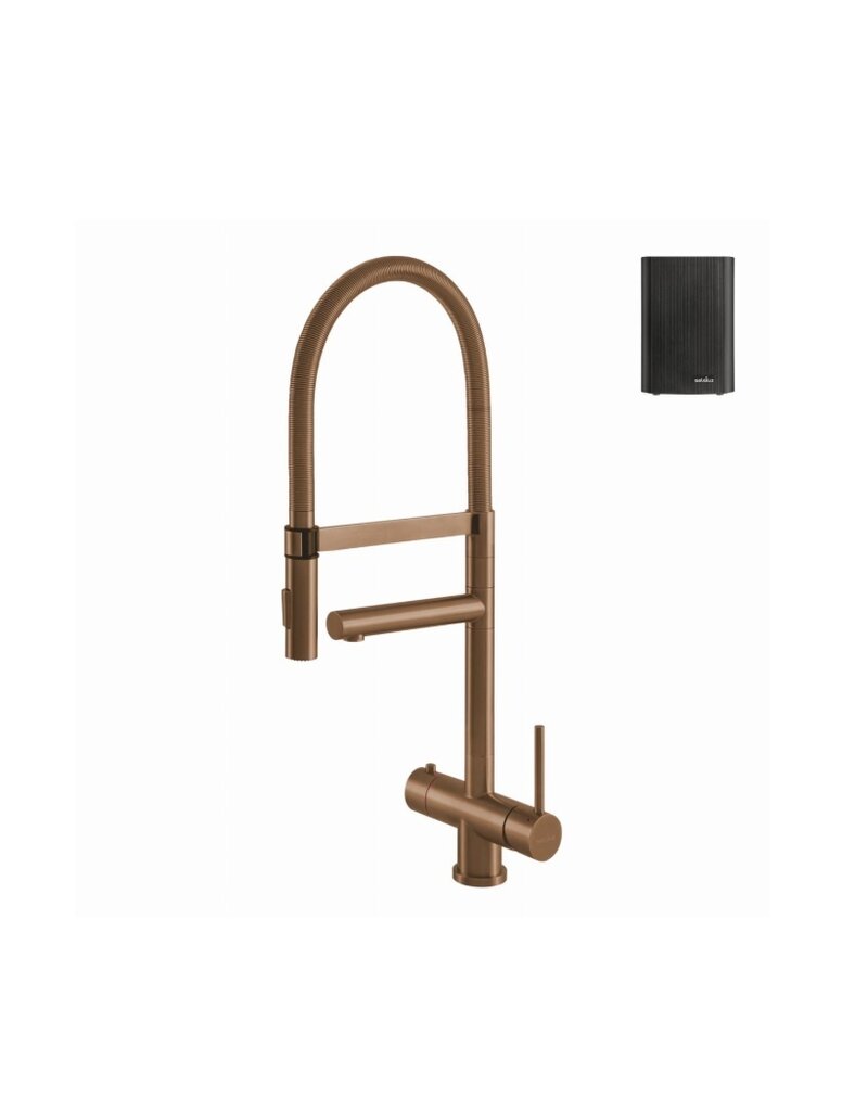 Selsiuz kranen Selsiuz 351226 Push & Turn 3-in-1 XL Copper Koper met Single Boiler