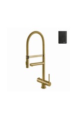 Selsiuz kranen Selsiuz 351227 Push & Turn 3-in-1 XL Gold Goud met Single Boiler