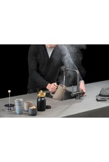 Selsiuz kranen Selsiuz 351221 Push & Turn 3-in-1 Haaks Gun Metal met Combi (Extra) Boiler