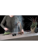 Selsiuz kranen Selsiuz 351210 Push & Turn 3-in-1 Rond Copper Koper met Combi (Extra) Boiler