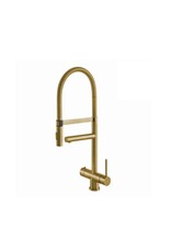Selsiuz kranen Selsiuz 351231 Push & Turn  3-in-1 XL Gold Goud met Combi (Extra) Boiler