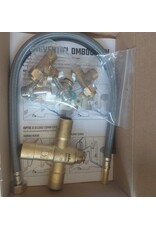 Selsiuz kranen Selsiuz Mengset om van de witte ronde Selsiuz Single boiler een Selsiuz Combi (Extra) boiler te maken