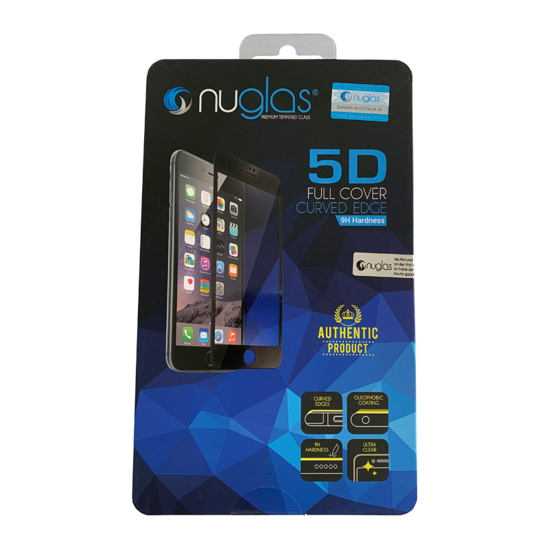 NuGlas Displayschutz (5D full cover) passend fur iPhone SE (2020/2022)