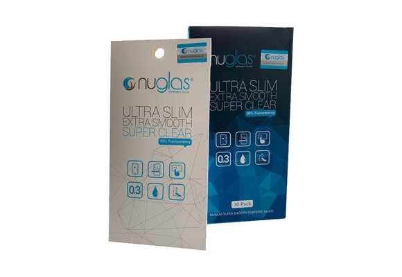 NuGlas screenprotector (2.5D) 10-pack geschikt voor iPhone 12/12 Pro