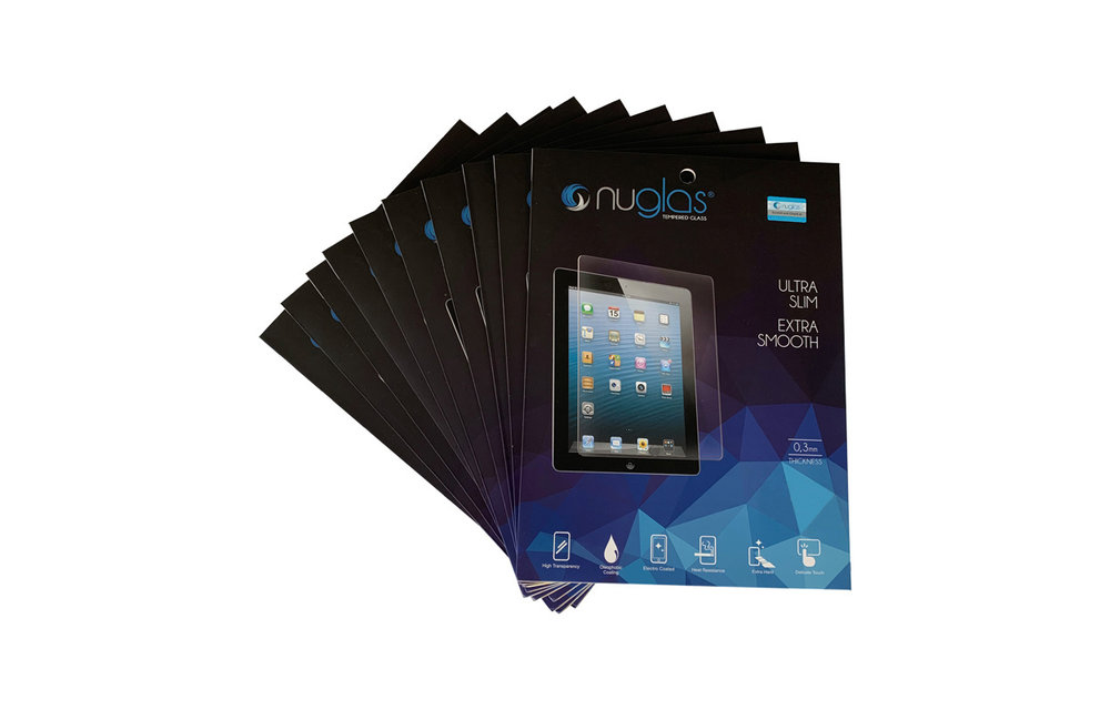 NuGlas screenprotector 10-pack suitable for iPad 2019/2020/2021 10.2"