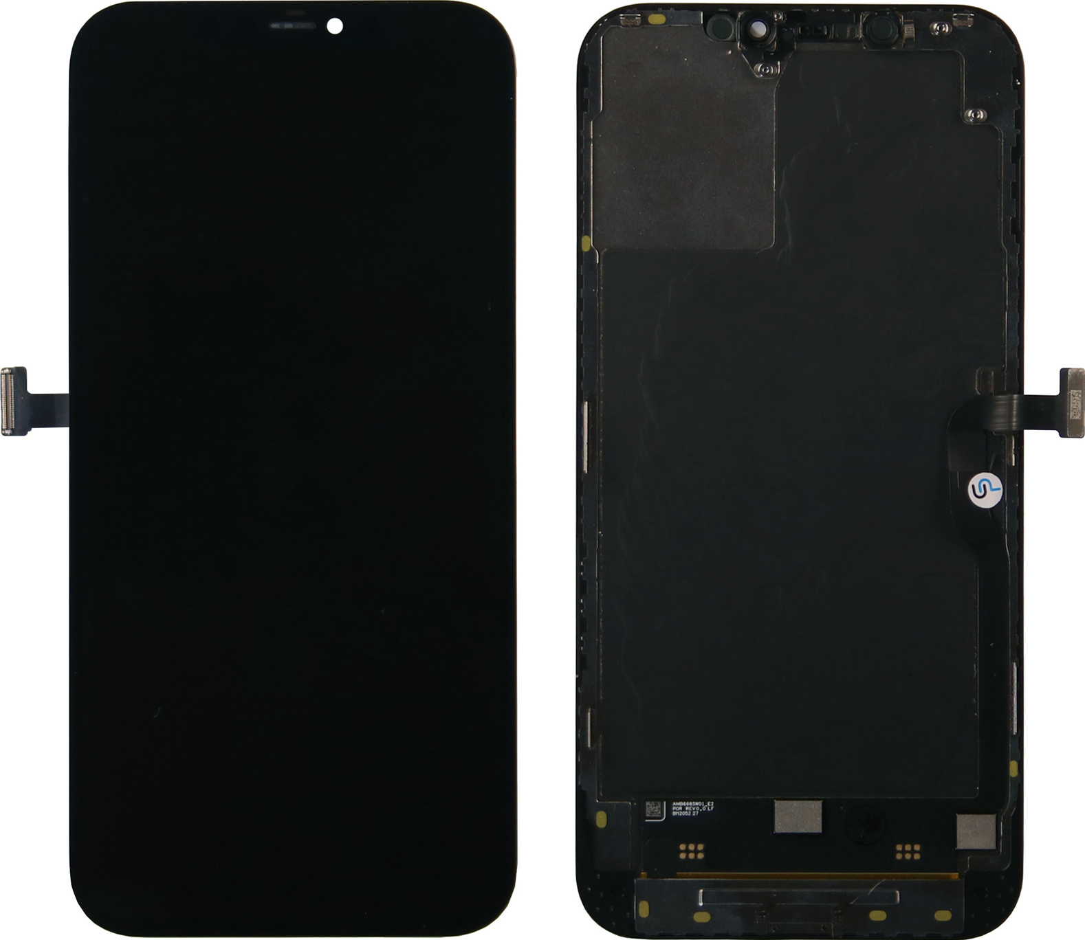 Pulled OLED scherm - Zwart voor iPhone 12 Pro Max