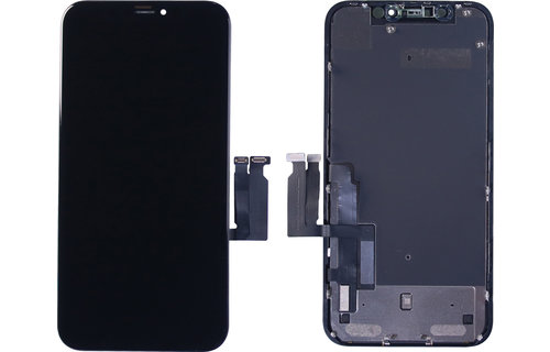 Pulled LCD scherm (Toshiba/Sharp C11/F7C/DKH) - Zwart voor iPhone XR