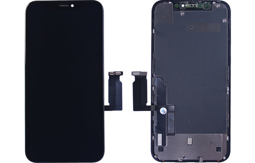 Refurbished LCD Display (Toshiba/Sharp C11/F7C/DKH) - Schwarz fur iPhone XR