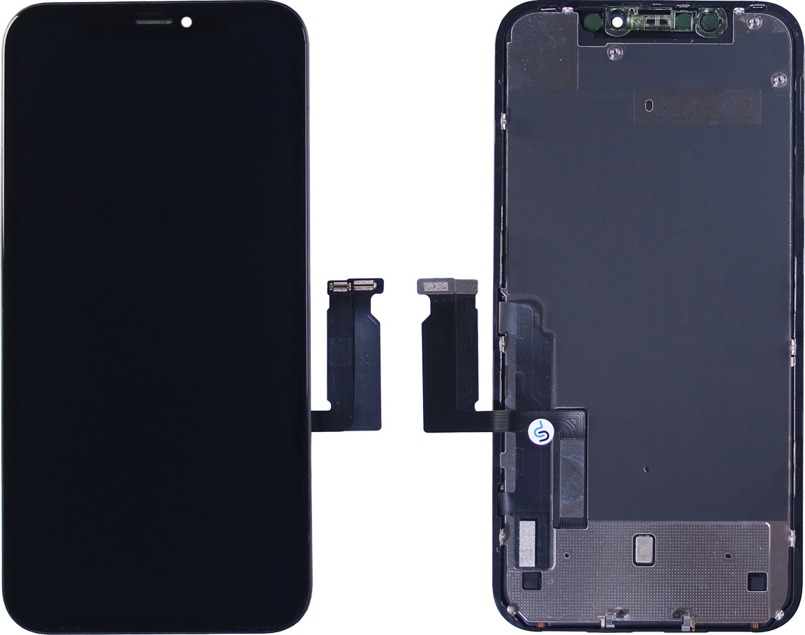 Refurbished LCD scherm (Toshiba/Sharp C11/F7C/DKH) - Zwart voor iPhone XR