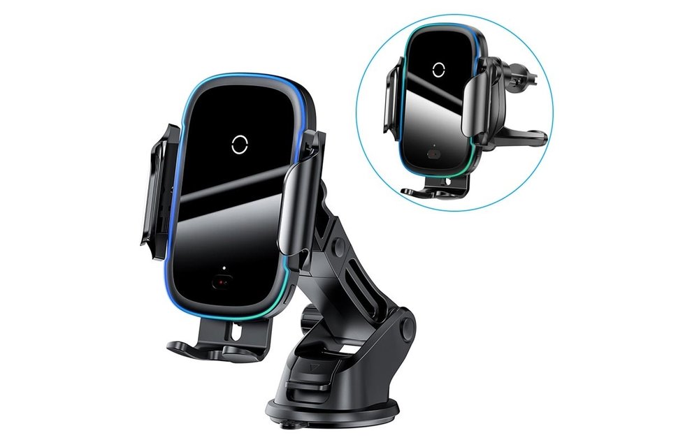 BASEUS: Draadloze Oplader/Autohouder telefoon met Sensor/LED